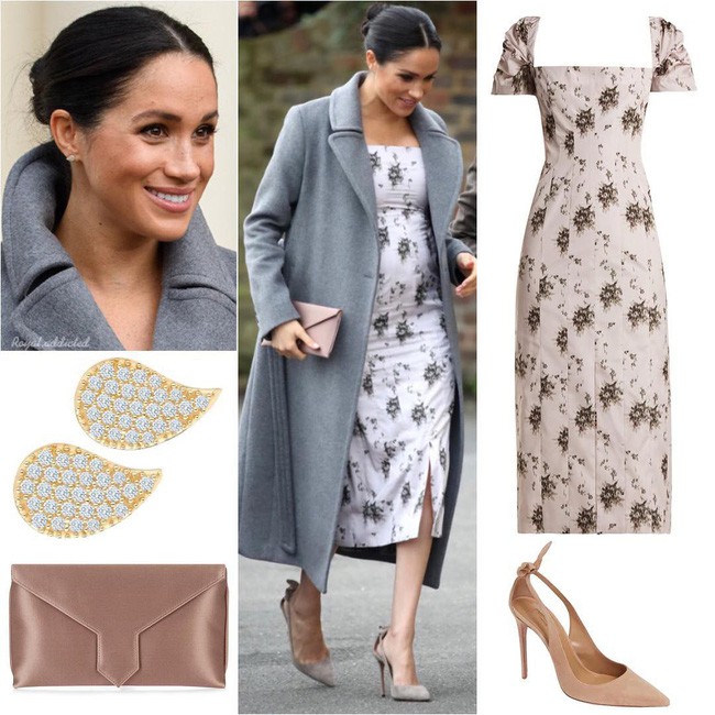 Bụng bầu vượt mặt vẫn diện váy ôm, mang giày cao gót, Meghan Markle lộ 4 điểm gây tranh cãi - Ảnh 3.