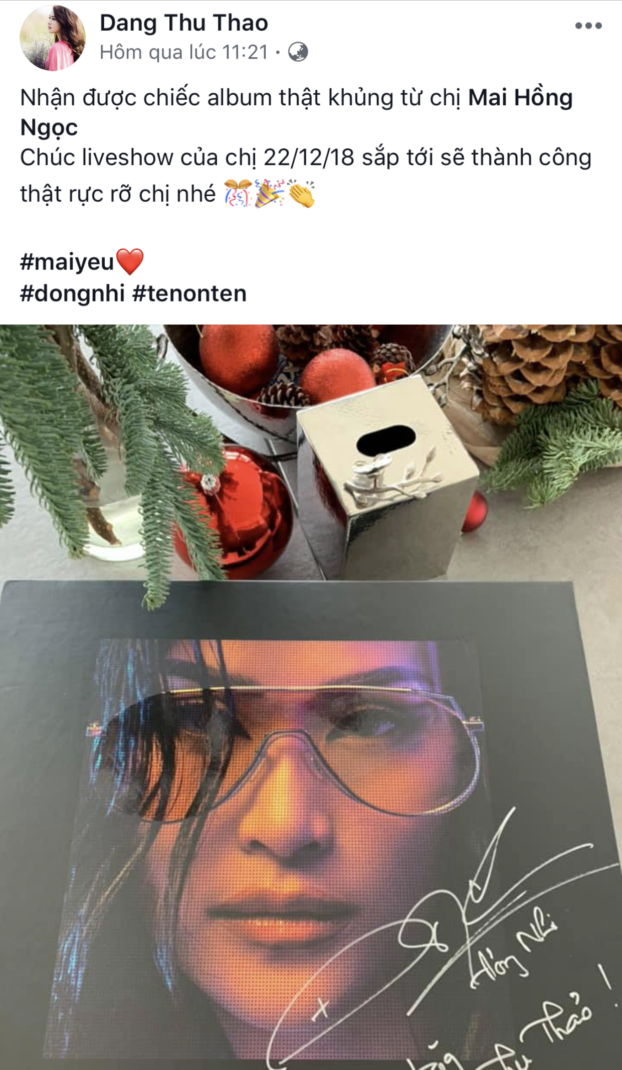 Dàn sao Việt hào hứng khoe album khủng của Đông Nhi, gửi lời chúc đặc biệt tới đồng nghiệp trước thềm liveshow 10 năm - Ảnh 8. Dàn sao Việt hào hứng khoe album khủng của Đông Nhi, gửi lời chúc đặc biệt tới đồng nghiệp trước thềm liveshow 10 năm - Ảnh 8.