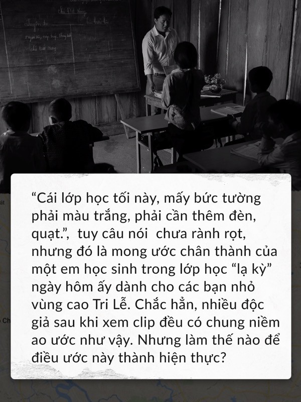 Xúc động với “lớp học không mặt trời” được tái hiện tại một ngôi trường khang trang giữa lòng thành phố - Ảnh 7.