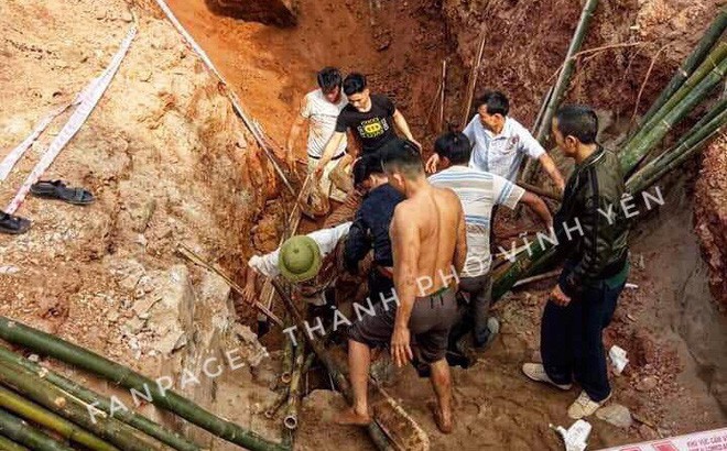 Vét đất kênh tưới tiêu vừa đào xong, một phụ nữ bị vùi lấp tử vong - Ảnh 1.
