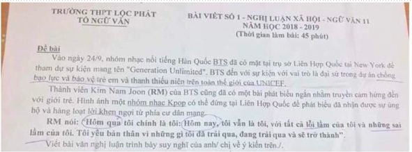 Nhóm nhạc BTS liên tục xuất hiện trong các đề thi khiến fan sướng rơn còn non-fan đau đầu đi tìm hiểu về nhóm - Ảnh 3.