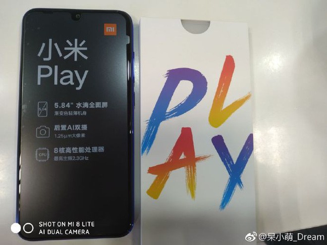 Lộ ảnh mở hộp và video trên tay smartphone Xiaomi Play dành cho giới trẻ - Ảnh 1.