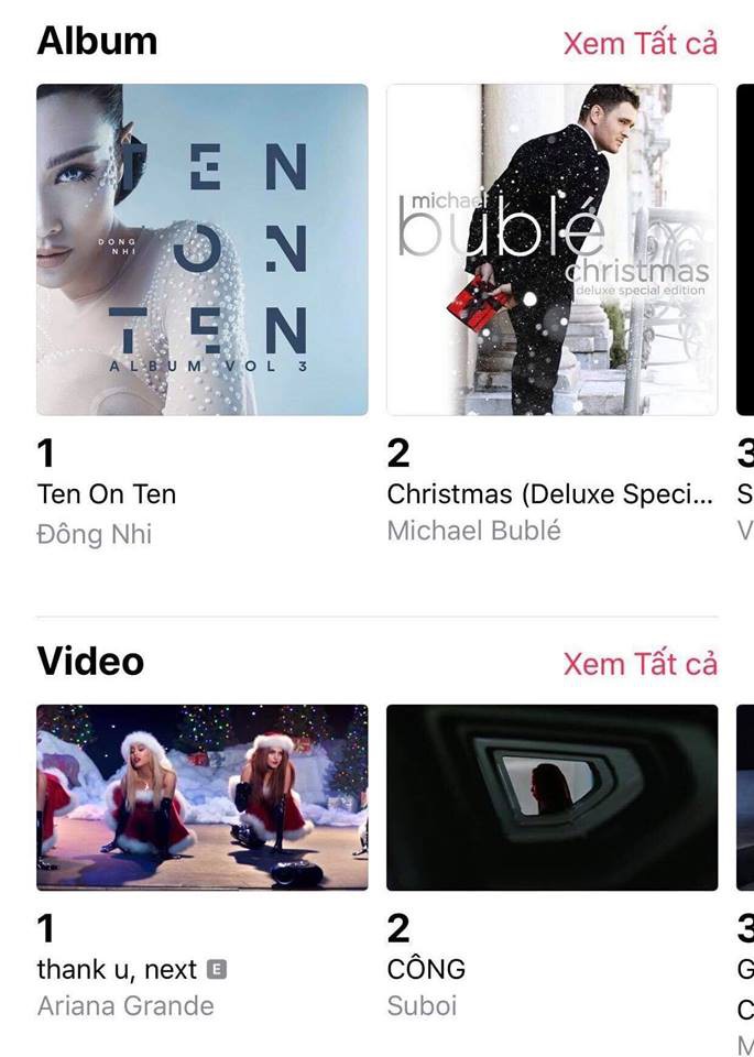 Sau liveshow kỉ niệm 10 năm ca hát, album Đông Nhi bất ngờ trở lại No.1 iTunes Việt Nam - Ảnh 2. Sau liveshow kỉ niệm 10 năm ca hát, album Đông Nhi bất ngờ trở lại No.1 iTunes Việt Nam - Ảnh 2.