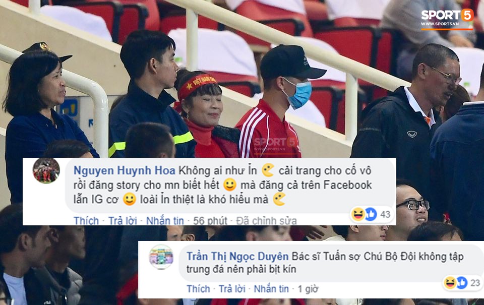 Fan bình luận bóc mẽ vụ Đình Trọng cải trang vào sân Mỹ Đình - Ảnh 1. Fan bình luận bóc mẽ vụ Đình Trọng cải trang vào sân Mỹ Đình - Ảnh 1.