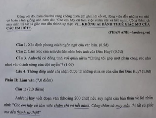 Câu chuyện về cậu bé nhặt bóng Đức Huy - Duy Mạnh đi vào đề thi văn THPT - Ảnh 2.