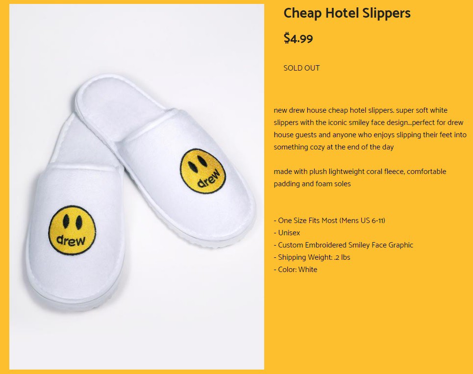 Bị chê mặc luộm thuộm, Justin Bieber thiết kế rồi bán luôn mẫu dép khách sạn và lập tức cháy hàng trên mọi mặt trận - Ảnh 2.