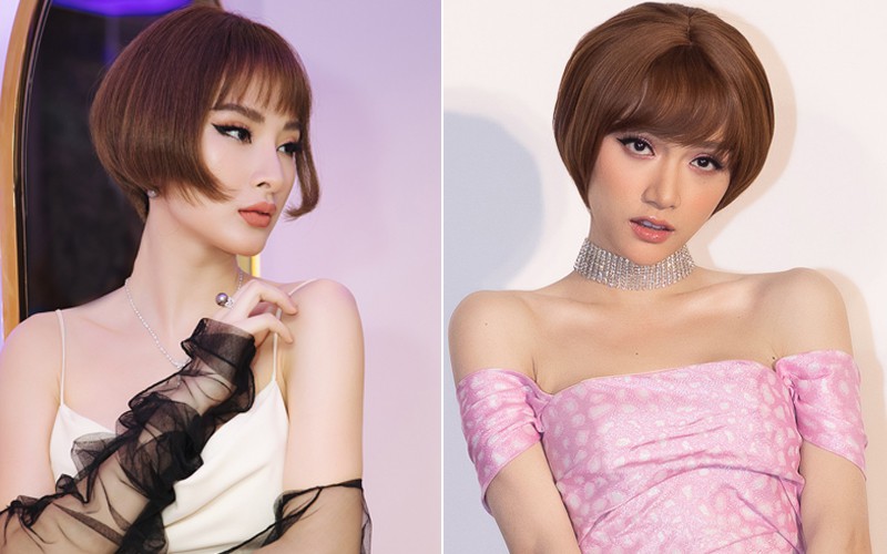 Để ý mới thấy, Hương Giang hình như mượn lại tóc giả của Angela Phương Trinh đội đi xem show thời trang thì phải? - Ảnh 6.