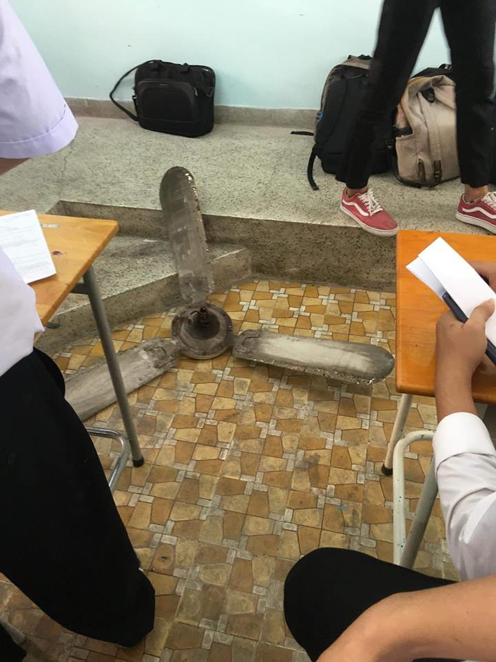 Thời đi học có một nỗi lo vừa buồn cười vừa kinh hoàng đáng sợ mang tên quạt trần rơi vào đầu - Ảnh 1. Thời đi học có một nỗi lo vừa buồn cười vừa kinh hoàng đáng sợ mang tên quạt trần rơi vào đầu - Ảnh 1.