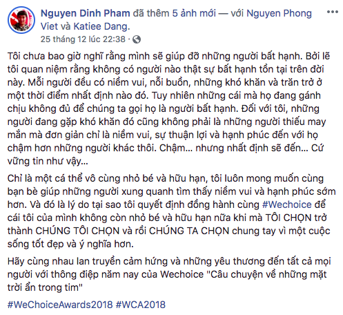 Ban Sứ Giả nói về WeChoice 2018: Người xuất khẩu thành thơ, người lại có chia sẻ đầy cảm xúc! - Ảnh 20.