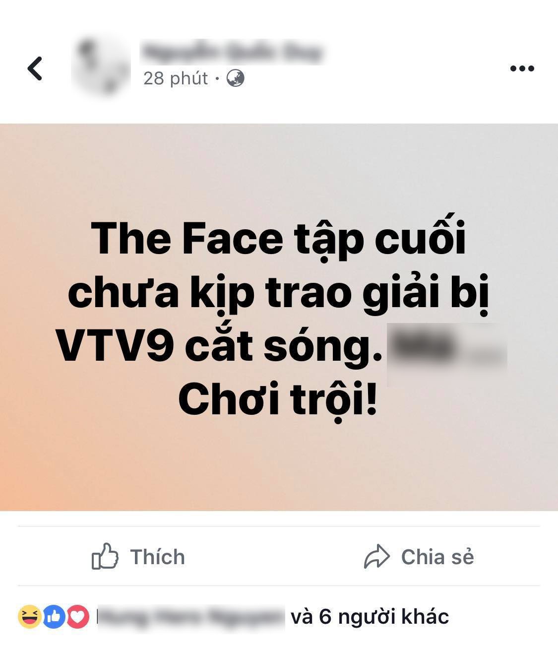 Chung káº¿t The Face 2018 kÃ©o dÃ i lÃª thÃª Äáº¿n lá» giá», bá» cáº¯t sÃ³ng trá»±c tiáº¿p dÃ¹ chÆ°a trao giáº£i cho quÃ¡n quÃ¢n - áº¢nh 6.