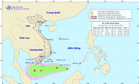 Một áp thấp nhiệt đới khác đã hình thành trên Biển Đông, có khả năng mạnh lên thành bão - Ảnh 1.