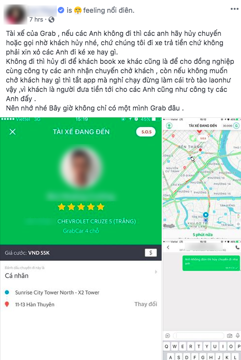 Hàng loạt khách hàng bức xúc khi tài xế Grab nhận chuyến rồi yêu cầu khách hủy vì... ở xa không đón được - Ảnh 3.