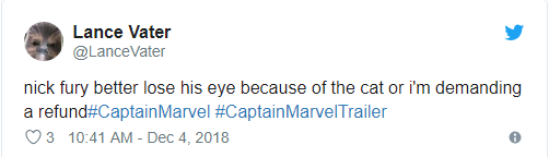 Rụng tim với biểu cảm nựng mèo cute không lối thoát của Nick Fury trong trailer Captain Marvel - Ảnh 10.