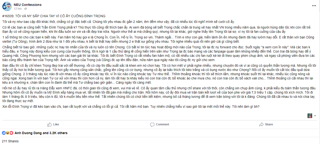 Đình Trọng bình luận gỡ rối cho cặp đôi suýt chia tay vì cô gái quá hâm mộ Trọng sơ vin - Ảnh 5.