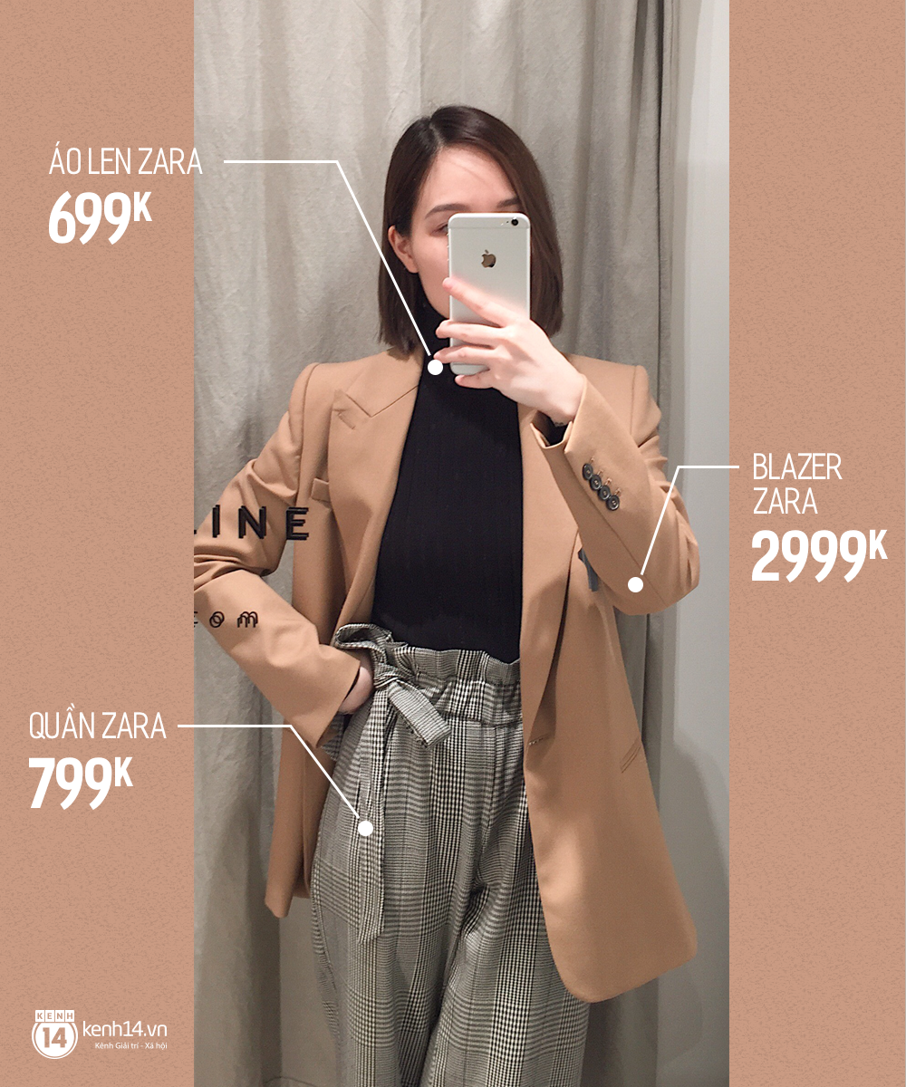 Dạo một vòng chọn mua blazer, tiện thể mách nước cho nàng công sở cách phối blazer + áo cổ lọ vừa ấm vừa đẹp - Ảnh 2.