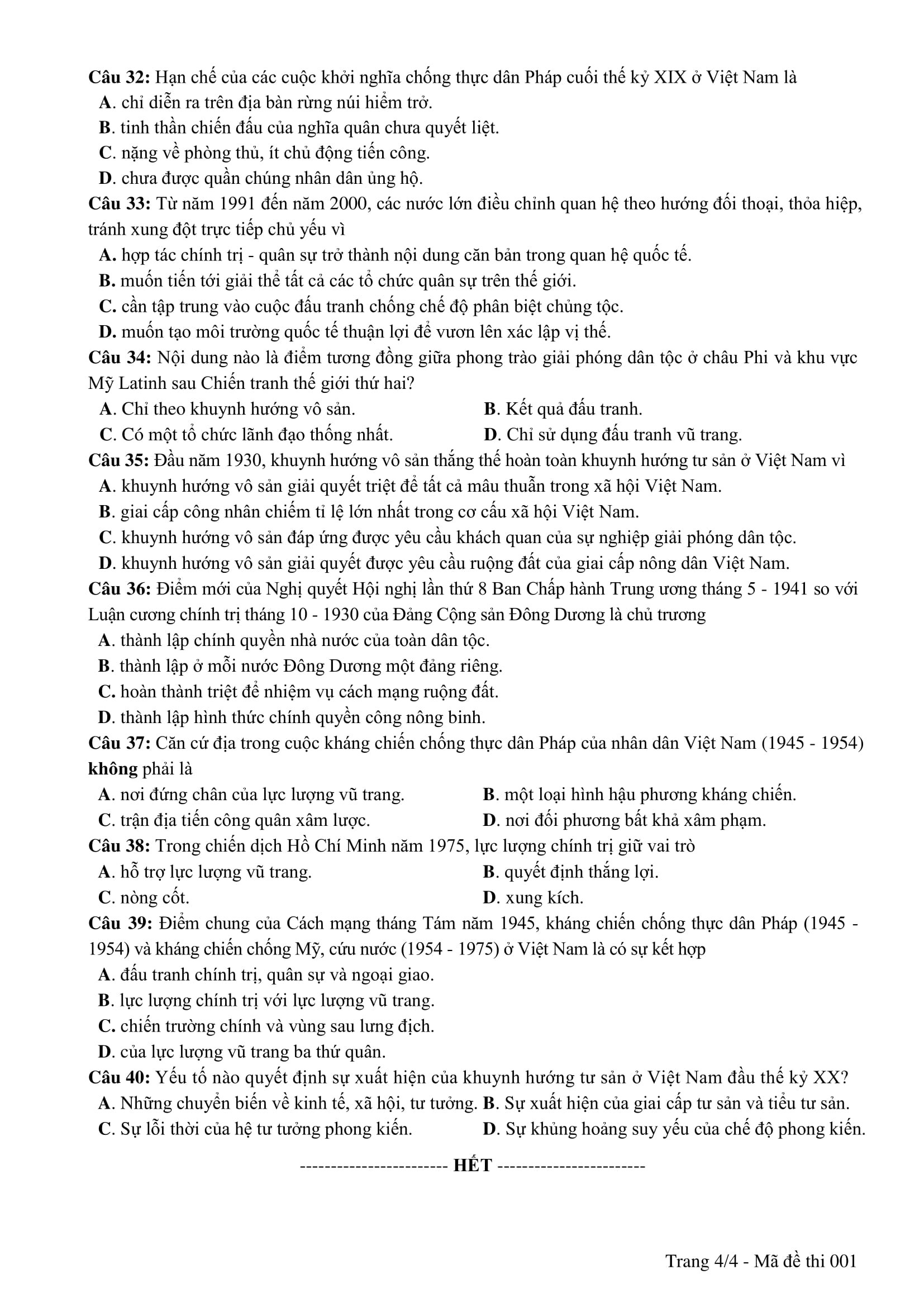 Đề thi minh hoạ THPT Quốc gia năm 2019: Lịch sử 6delichsuthamkhaok19-4-15440748875441700496856