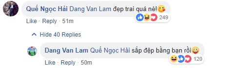 Lâm tây đăng ảnh nối lại tình xưa với Quế Ngọc Hải sau cãi vã trên sân - Ảnh 3.