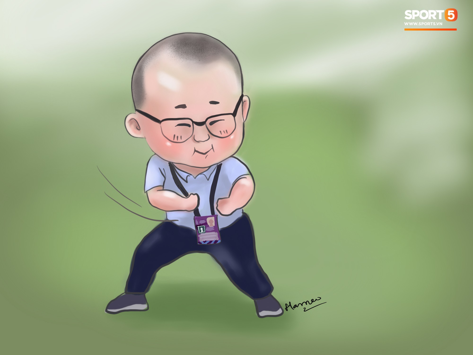 Bá»™ tranh chibi cute háº¿t cá»¡ vá» hÃ nh trÃ¬nh cá»§a tuyá»ƒn Viá»‡t