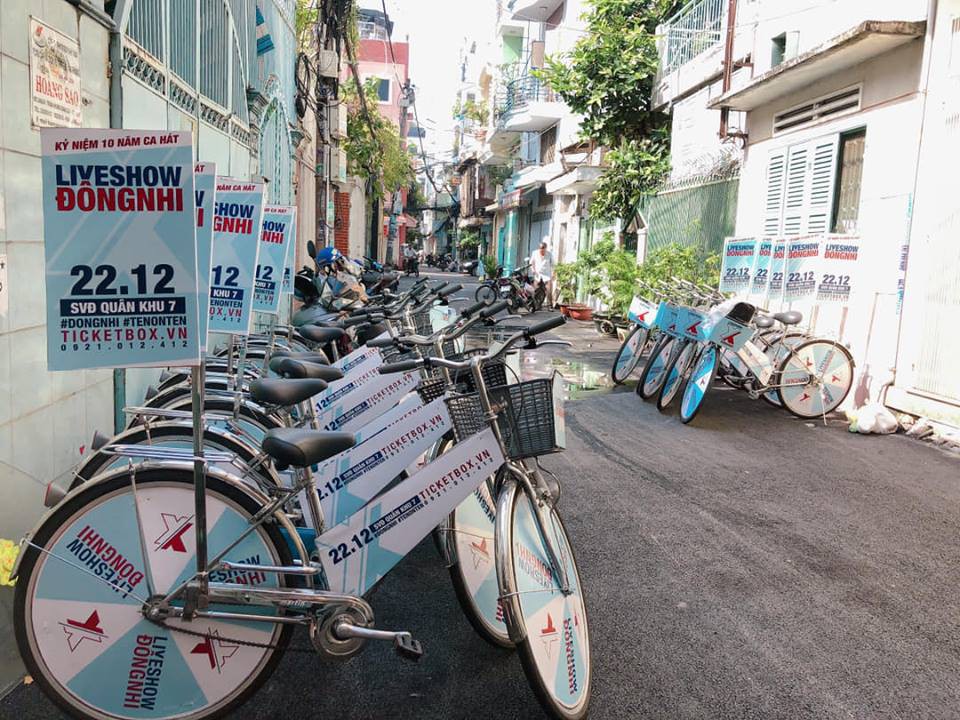 Fan Đông Nhi chịu chơi hết cỡ, phát động chiến dịch đạp xe - tặng vé khắp Sài Gòn quảng bá liveshow của thần tượng - Ảnh 5. Fan Đông Nhi chịu chơi hết cỡ, phát động chiến dịch đạp xe - tặng vé khắp Sài Gòn quảng bá liveshow của thần tượng - Ảnh 5.