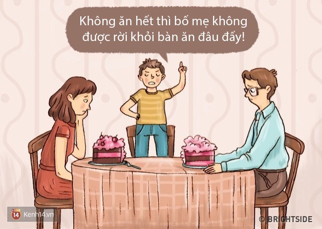 Bộ tranh: Chuyện gì sẽ xảy ra khi bố mẹ và con cái đổi tính cho nhau? - Ảnh 3.