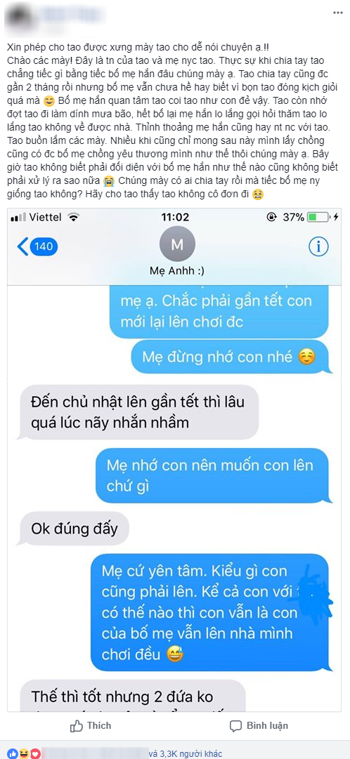 Câu chuyện hi hữu khi chia tay: Em không tiếc anh, em tiếc... phụ huynh anh! - Ảnh 1.