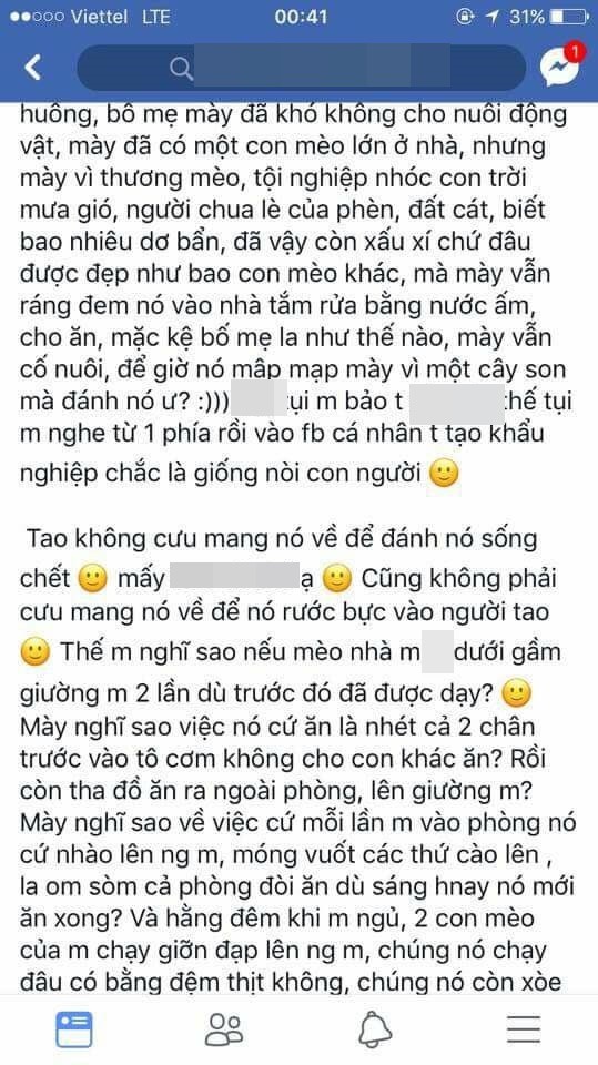 Phẫn nộ clip cô gái trẻ vừa bóp cổ, vừa dùng điện thoại đánh gãy răng chú mèo con nghi chỉ vì một cây son  - Ảnh 4.