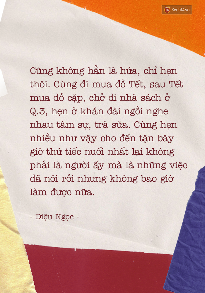 Người yêu cũ đã từng hứa điều gì với bạn nhưng chưa làm được? - Ảnh 13.