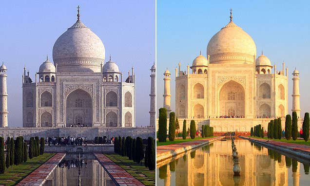 Lăng Taj Mahal biểu tượng của Ấn Độ đã chuyển thành màu vàng vì một lý do cực kỳ đáng ngại - Ảnh 2.