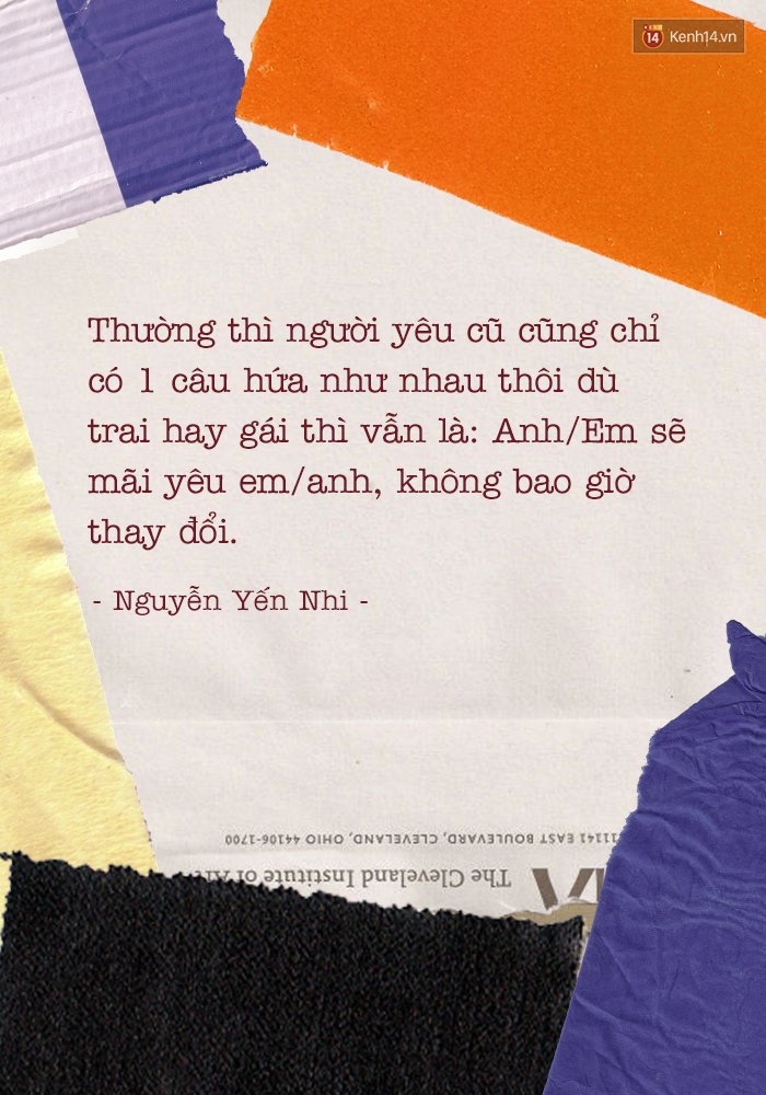 Người yêu cũ đã từng hứa điều gì với bạn nhưng chưa làm được? - Ảnh 1.