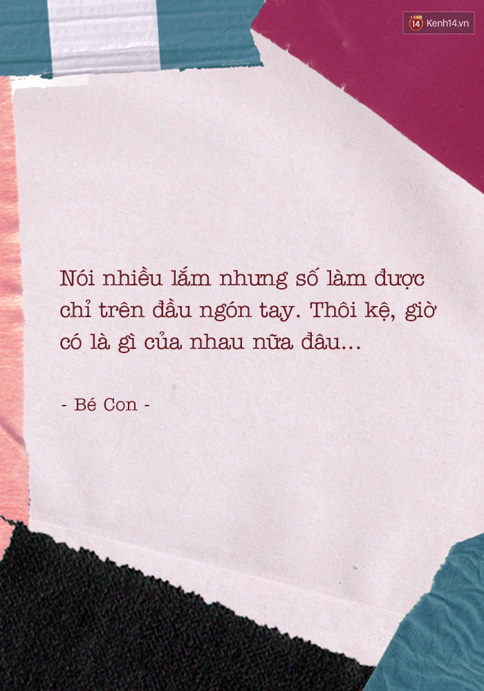 Người yêu cũ đã từng hứa điều gì với bạn nhưng chưa làm được? - Ảnh 3.