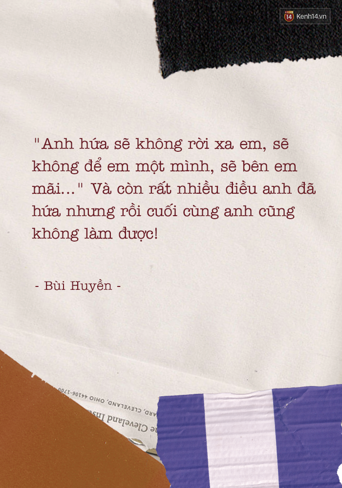 Người yêu cũ đã từng hứa điều gì với bạn nhưng chưa làm được? - Ảnh 5.