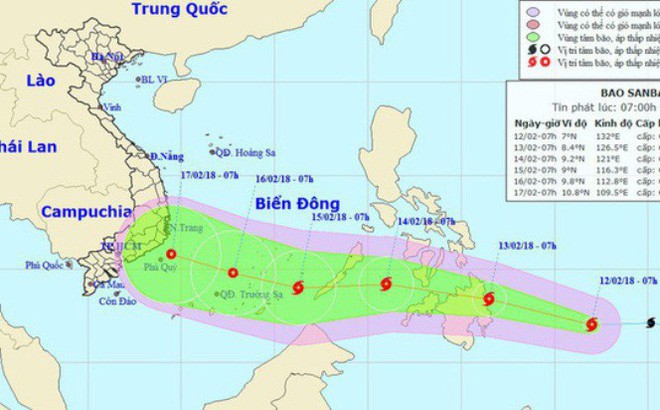 Chuyên gia khí tượng: Khả năng bão Sanba giật cấp 11 sẽ suy yếu trước khi vào Biển Đông - Ảnh 1.