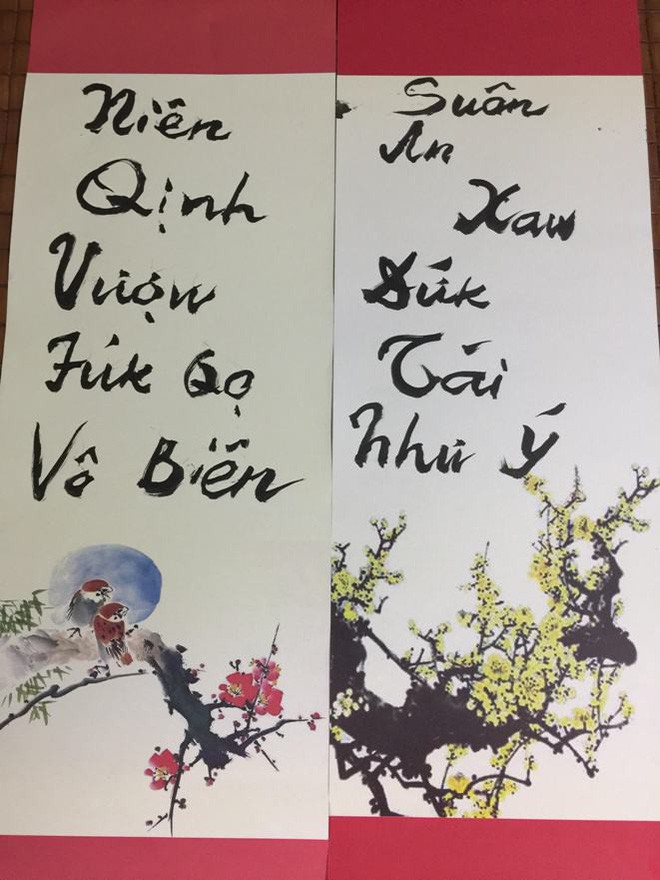 PGS Bùi Hiền chuyển đôi câu đối Tết sang ngôn ngữ Tiếw Việt - Ảnh 2.