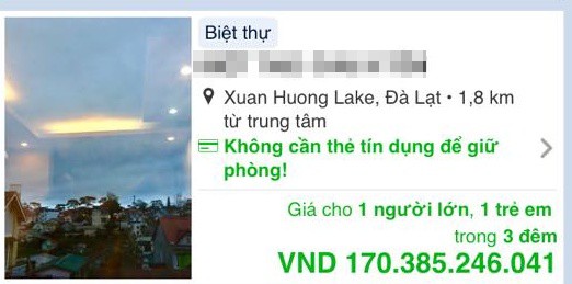 Mùng 4 Tết, biệt thự nguyên căn tại Đà Lạt hiện giá 57 tỷ đồng/đêm trên các trang đặt phòng online khiến nhiều khách ngỡ ngàng - Ảnh 2.