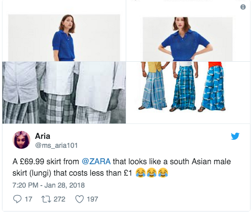 Zara bị chê cười vì bày bán kiểu váy y hệt váy của đàn ông Nam Á - Ảnh 7.
