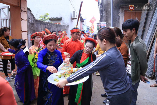 Lễ chém lợn ở Ném Thượng: Sau khi đưa rước quanh làng, hai ông ỉ được đem vào nơi kín đáo để “trảm” - Ảnh 9.