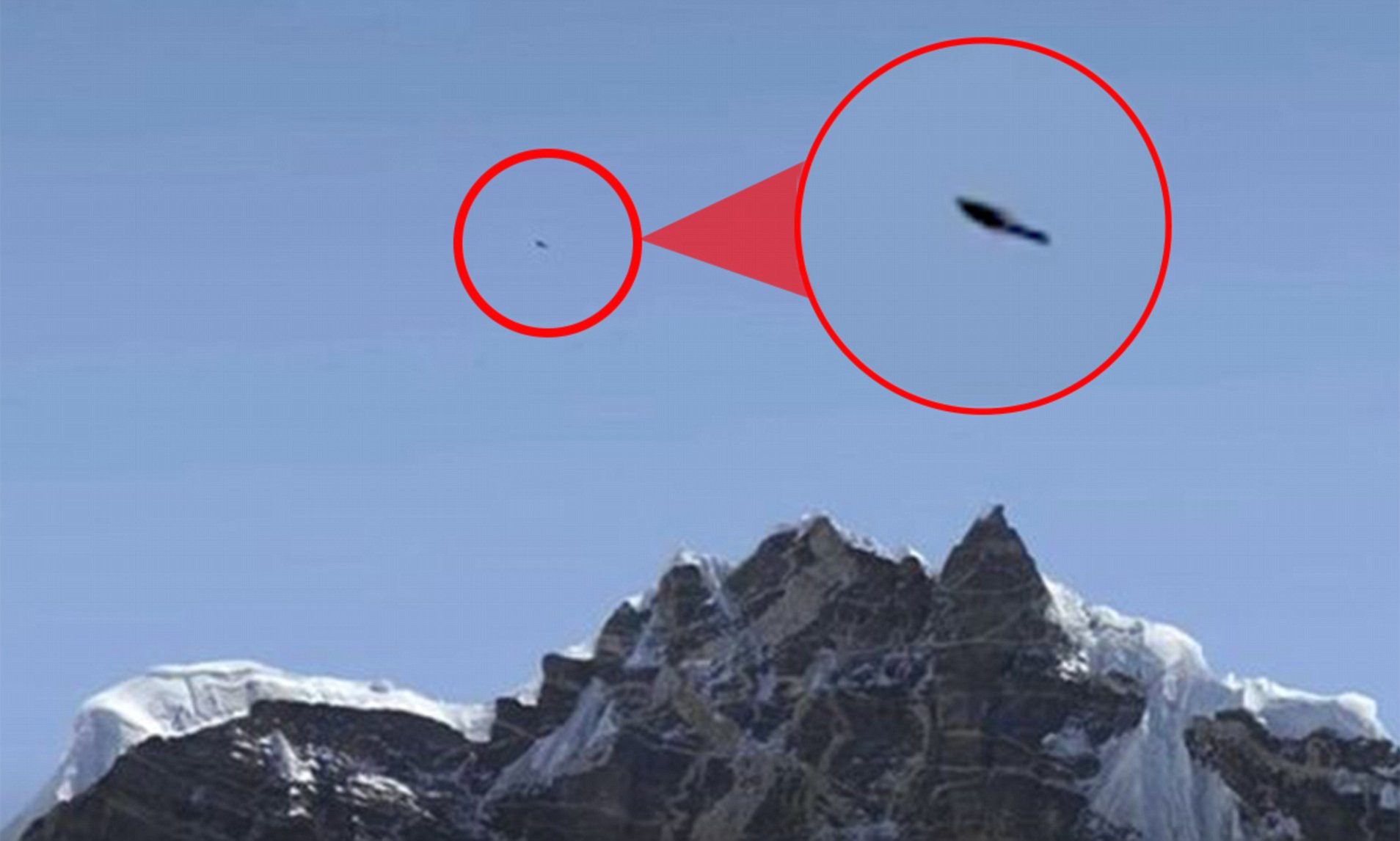 UFO suddenly appeared on Mount Everest, causing a headache for science to learn - Photo 1.