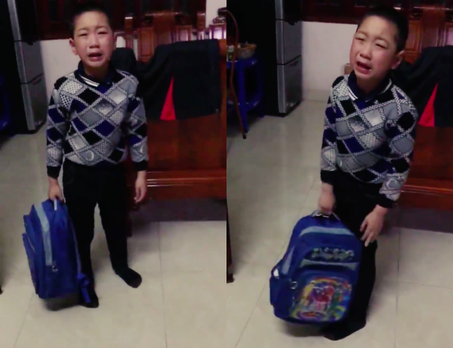 Clip: Cậu em trai một mực x&aacute;ch balo đi bộ t&igrave;m mẹ d&ugrave; trời tối mịt, kh&ocirc;ng th&egrave;m b&aacute;nh chưng hay tiền của chị sau trận c&atilde;i v&atilde; - Ảnh 3.
