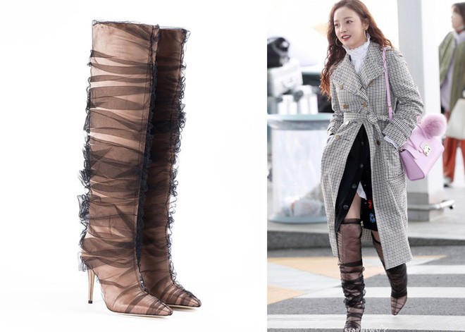 Goo Hara lên đường tham dự tuần lễ thời trang Milan, nhưng đôi giày nhìn như cây giò lụa của cô nàng mới là trung tâm bàn tán - Ảnh 2.