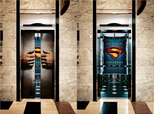 14 áp phích quảng cáo sáng tạo trên các thang máy của tòa nhà cao tầng - Ảnh 9.
