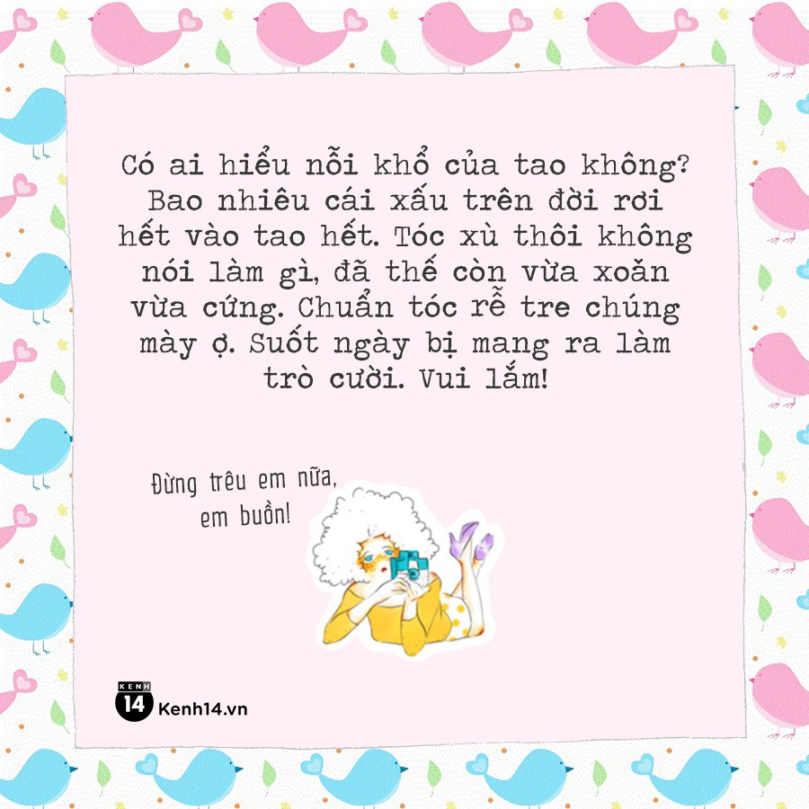 Trên đời này không ai khổ bằng con gái tóc đã xoăn lại còn vừa cứng, vừa xù - Ảnh 15. Trên đời này không ai khổ bằng con gái tóc đã xoăn lại còn vừa cứng, vừa xù - Ảnh 15.