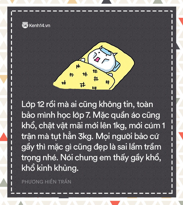 Nỗi khổ của người gầy: Mua quần áo về phải đi bóp, ra đường ai cũng tưởng bị đói ăn - Ảnh 9.