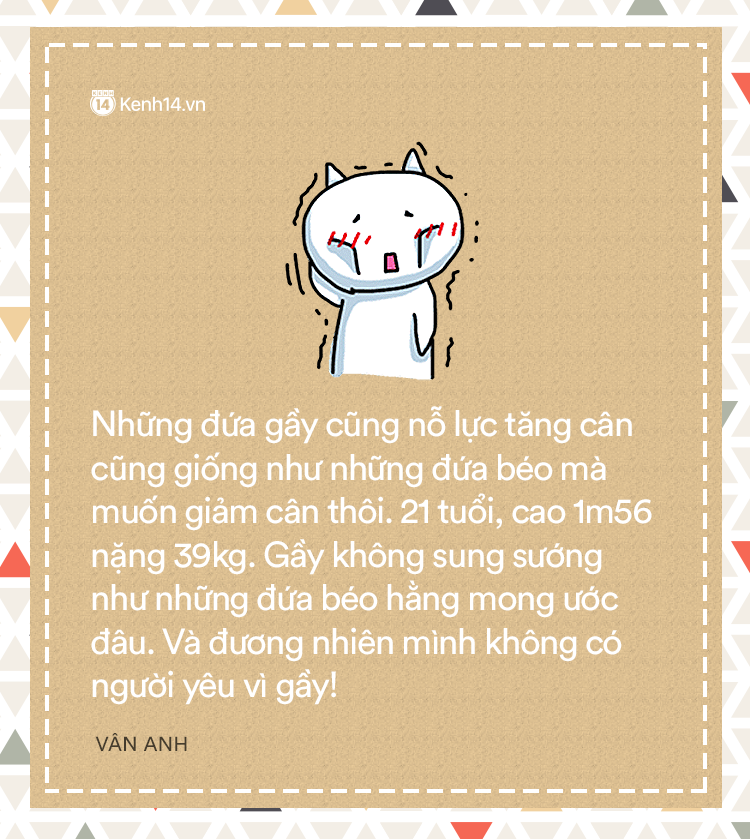Nỗi khổ của người gầy: Mua quần áo về phải đi bóp, ra đường ai cũng tưởng bị đói ăn - Ảnh 19.
