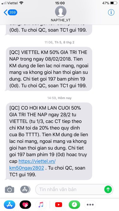 Từ 1/3, các nhà mạng chỉ được khuyến mại tối đa 20% cho thuê bao trả trước - Ảnh 2.