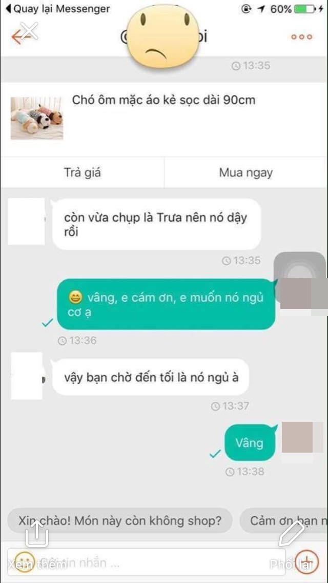 Thắc mắc khi hình ảnh chú chó ôm không giống với ảnh đăng bán, chủ shop thản nhiên: Hình đó chụp đêm lúc đang ngủ, còn giờ là dậy rồi - Ảnh 3.