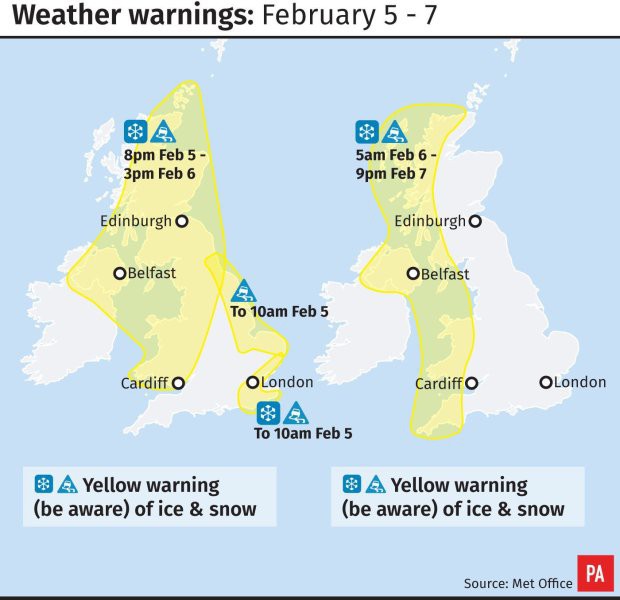 Nước Anh đối mặt với nguy cơ lạnh nhất trong 6 năm: Met Office đưa ra mức cảnh báo vàng - Ảnh 2.