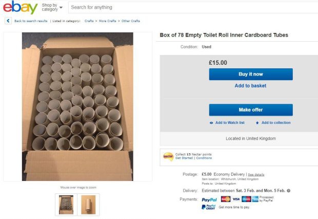 Lõi giấy vệ sinh đang là hàng hot trên eBay nhưng có ai biết người ta mua về làm gì không? - Ảnh 6.