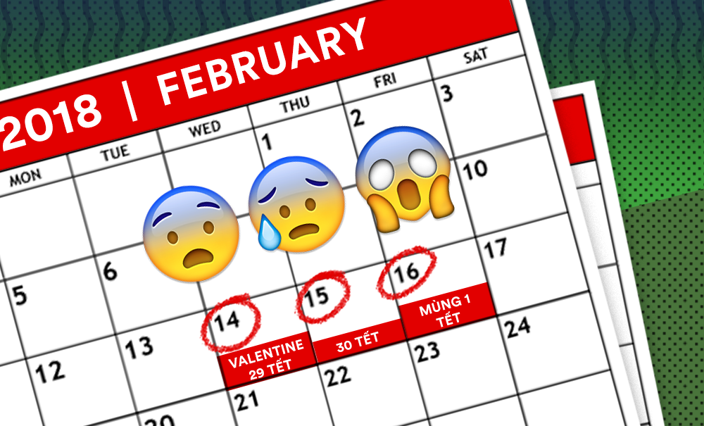 Cấp báo: Tết chưa đủ bận hay sao, mà Valentine còn trùng 29 Tết nữa! - Ảnh 2.