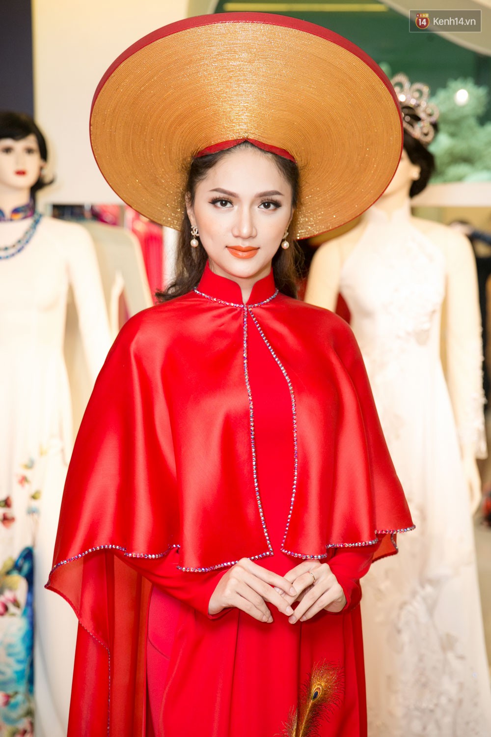 Đàm Vĩnh Hưng trực tiếp đưa Hương Giang đi thử áo dài chuẩn bị cho cuộc thi Hoa hậu Chuyển giới - Ảnh 9.