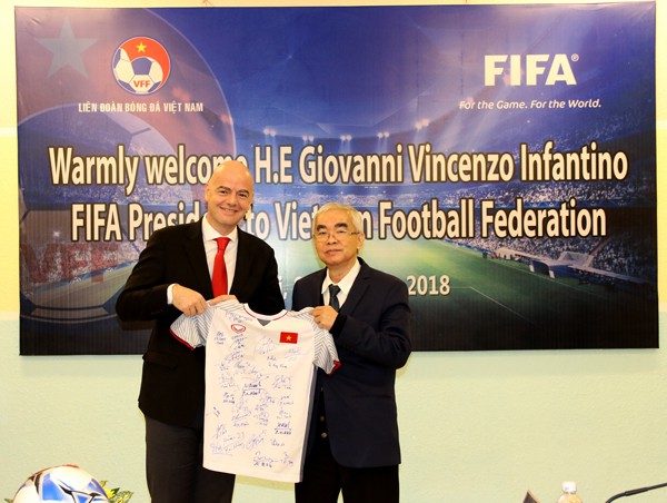 Chủ tịch FIFA: “Tôi cảm nhận rõ dư âm từ kỳ tích của U23 Việt Nam - Ảnh 1.